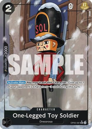 One-Legged Toy Soldier (Full Art) (OP05-081) - Premium Booster -The Best- Foil | Grognard Games