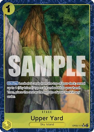 Upper Yard (Alternate Art) (OP05-117) - Premium Booster -The Best- Foil | Grognard Games