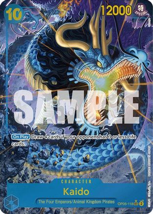 Kaido (OP05-118) (Alternate Art) (OP05-118) - Premium Booster -The Best- Foil | Grognard Games
