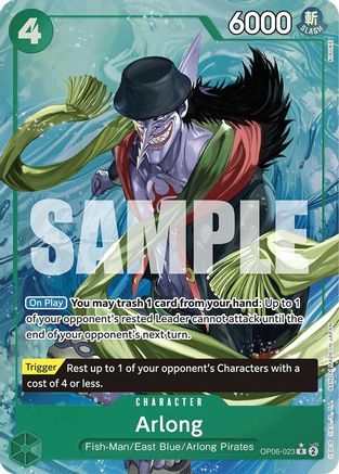 Arlong (Alternate Art) (OP06-023) - Premium Booster -The Best- Foil | Grognard Games