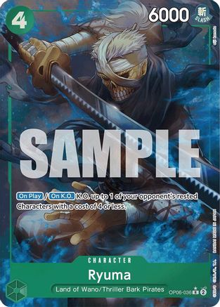 Ryuma (Full Art) (OP06-036) - Premium Booster -The Best- Foil | Grognard Games