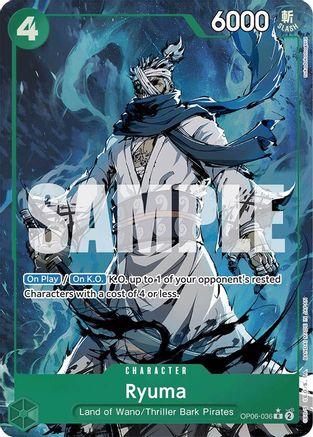 Ryuma (Alternate Art) (OP06-036) - Premium Booster -The Best- Foil | Grognard Games