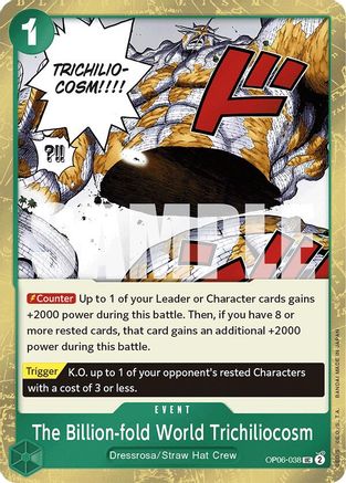 The Billion-fold World Trichiliocosm (Jolly Roger Foil) (OP06-038) - Premium Booster -The Best- Foil | Grognard Games
