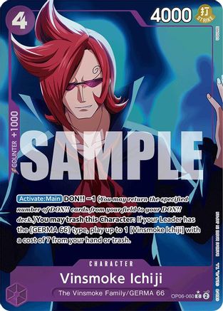 Vinsmoke Ichiji (OP06-060) (Full Art) (OP06-060) - Premium Booster -The Best- Foil | Grognard Games