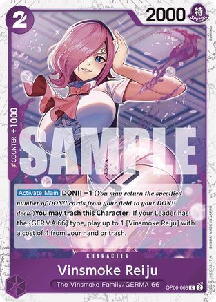 Vinsmoke Reiju (OP06-068) (Jolly Roger Foil) (OP06-068) - Premium Booster -The Best- Foil | Grognard Games