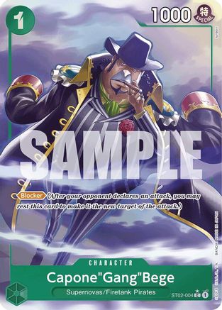 Capone"Gang"Bege (ST02-004) (Alternate Art) (ST02-004) - Premium Booster -The Best- Foil | Grognard Games