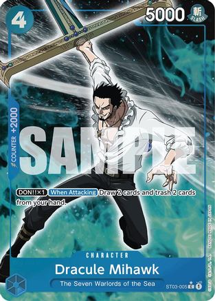 Dracule Mihawk (ST03-005) (Full Art) (ST03-005) - Premium Booster -The Best- Foil | Grognard Games