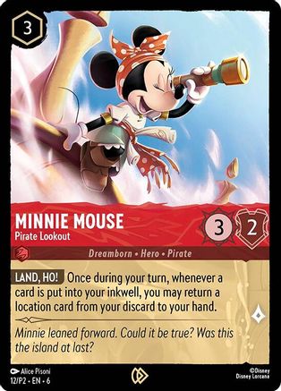 Minnie Mouse - Pirate Lookout (12/P2) [Promo Cards] | Grognard Games