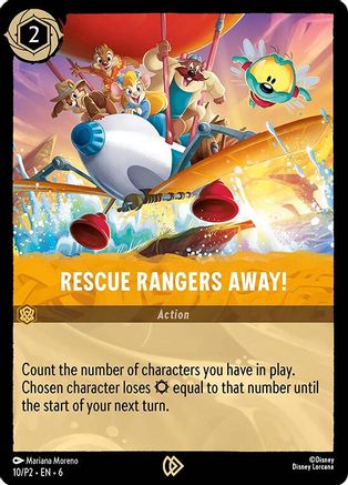Rescue Rangers Away! (10/P2) [Promo Cards] | Grognard Games