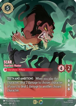 Scar - Heartless Hunter (Store Championship) (14) [Promo Cards] | Grognard Games