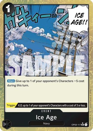 Ice Age (Textured Foil) (OP02-117) - Premium Booster -The Best- Foil | Grognard Games