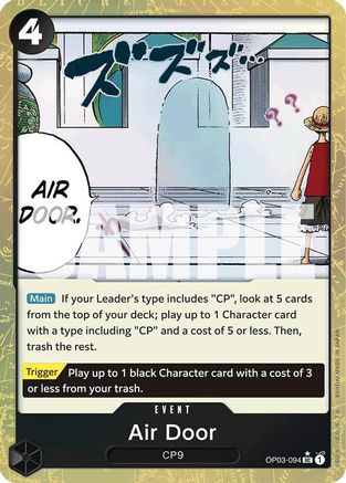 Air Door (Textured Foil) (OP03-094) - Premium Booster -The Best- Foil | Grognard Games