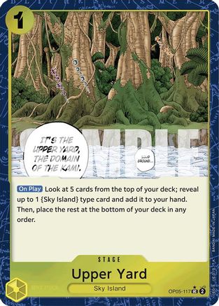 Upper Yard (Textured Foil) (OP05-117) - Premium Booster -The Best- Foil | Grognard Games