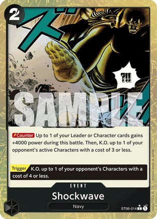 Shockwave (Textured Foil) (ST06-014) - Premium Booster -The Best- Foil | Grognard Games