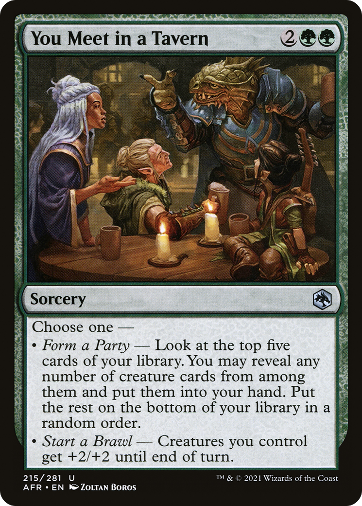 You Meet in a Tavern [Dungeons & Dragons: Adventures in the Forgotten Realms] | Grognard Games