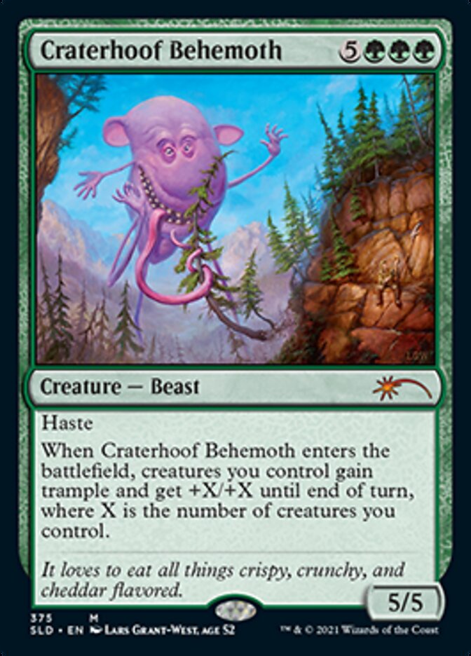 Craterhoof Behemoth (375) [Secret Lair Drop Series] | Grognard Games