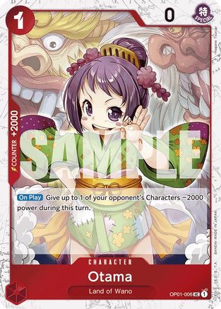 Otama (Jolly Roger Foil) (OP01-006) - Premium Booster -The Best- Foil | Grognard Games