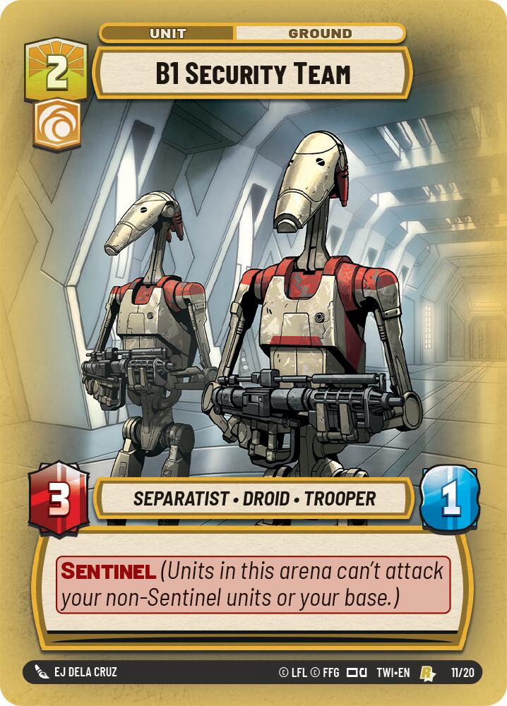 B1 Security Team (11/20) [Twilight of the Republic: Weekly Play] | Grognard Games