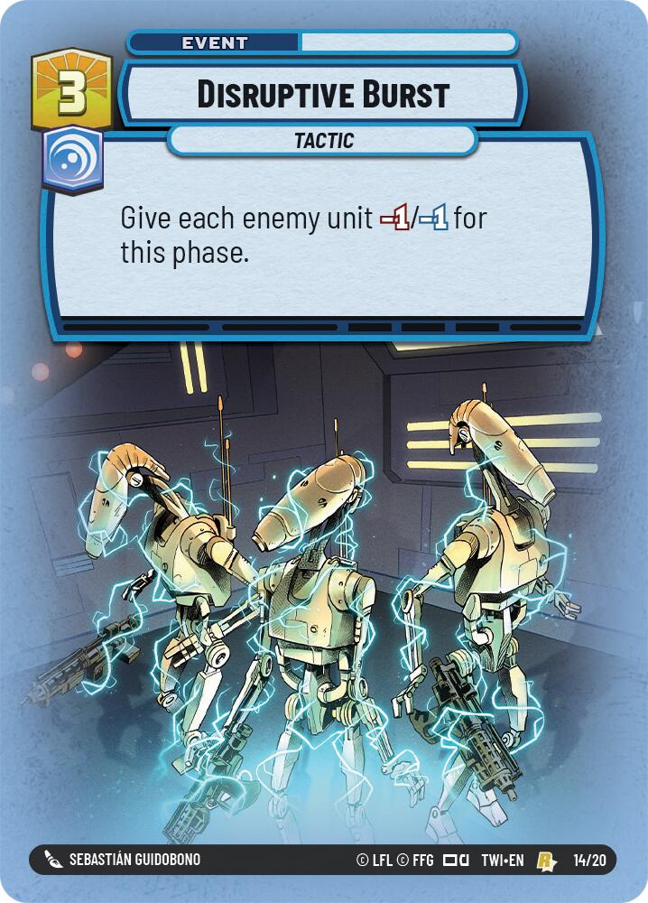Disruptive Burst (14/20) [Twilight of the Republic: Weekly Play] | Grognard Games