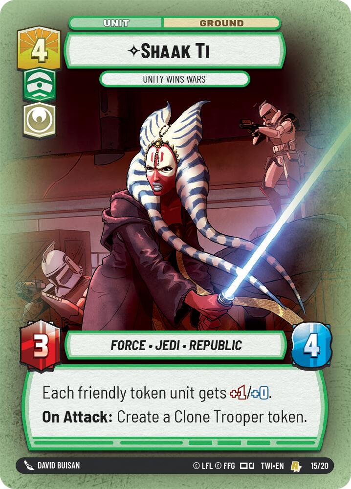 Shaak Ti - Unity Wins Wars (15/20) [Twilight of the Republic: Weekly Play] | Grognard Games