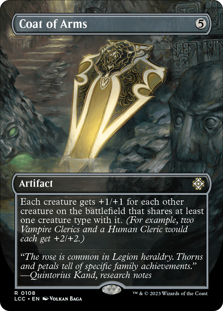 Coat of Arms (Borderless) [The Lost Caverns of Ixalan Commander] | Grognard Games