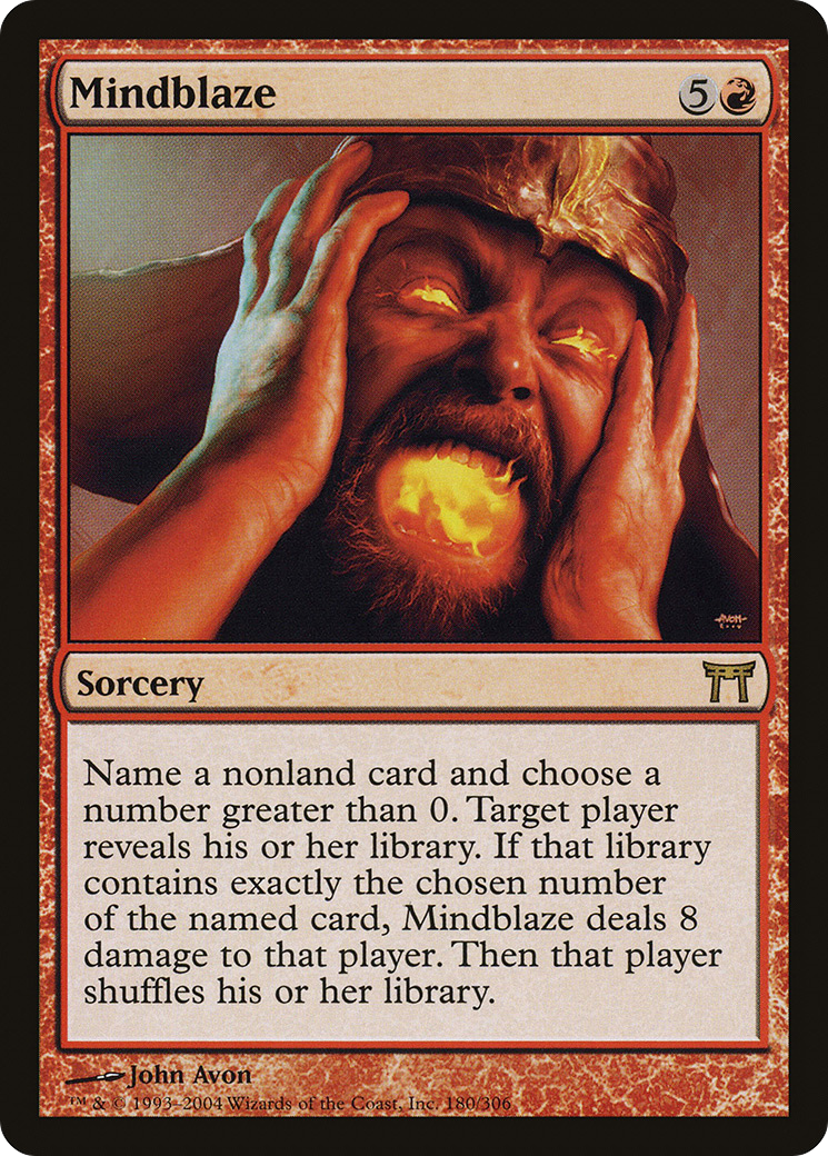 Mindblaze [Champions of Kamigawa] | Grognard Games