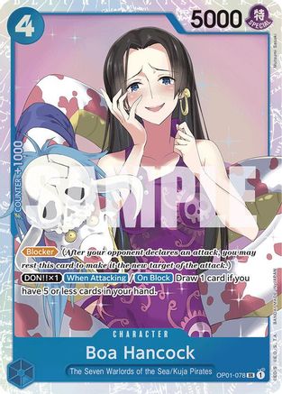 Boa Hancock (OP01-078) (Reprint) (OP01-078) - Premium Booster -The Best- Foil | Grognard Games