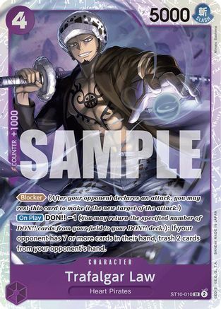 Trafalgar Law (ST10-010) (Reprint) (ST10-010) - Premium Booster -The Best- Foil | Grognard Games