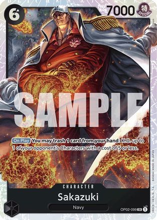 Sakazuki (Reprint) (OP02-099) - Premium Booster -The Best- Foil | Grognard Games