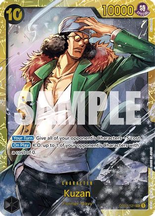 Kuzan (OP02-121) (Reprint) (OP02-121) - Premium Booster -The Best- Foil | Grognard Games