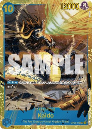 Kaido (OP05-118) (Reprint) (OP05-118) - Premium Booster -The Best- Foil | Grognard Games