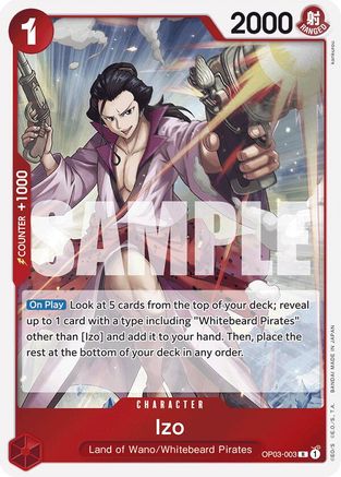Izo (OP03-003) (Reprint) (OP03-003) - Premium Booster -The Best- Foil | Grognard Games
