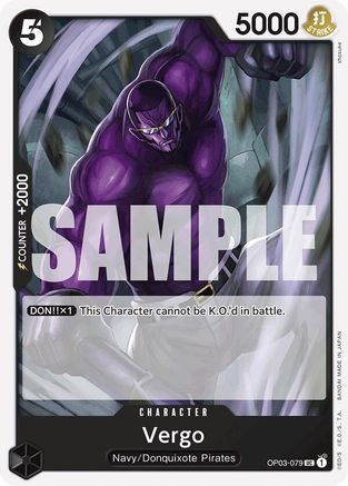 Vergo (Reprint) (OP03-079) - Premium Booster -The Best- | Grognard Games