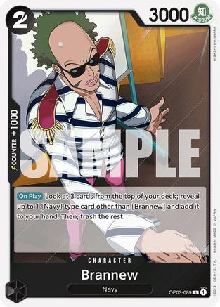 Brannew (Reprint) (OP03-089) - Premium Booster -The Best- Foil | Grognard Games