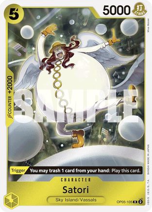 Satori (Reprint) (OP05-105) - Premium Booster -The Best- Foil | Grognard Games
