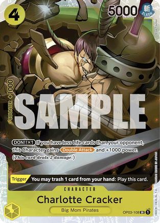 Charlotte Cracker (Reprint) (OP03-108) - Premium Booster -The Best- Foil | Grognard Games