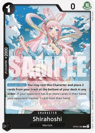Shirahoshi (OP05-082) (Reprint) (OP05-082) - Premium Booster -The Best- Foil | Grognard Games