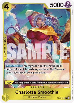 Charlotte Smoothie (Reprint) (OP03-110) - Premium Booster -The Best- Foil | Grognard Games