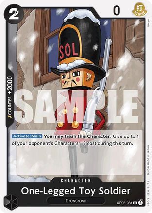 One-Legged Toy Soldier (Reprint) (OP05-081) - Premium Booster -The Best- | Grognard Games