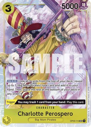 Charlotte Perospero (Reprint) (OP03-113) - Premium Booster -The Best- Foil | Grognard Games