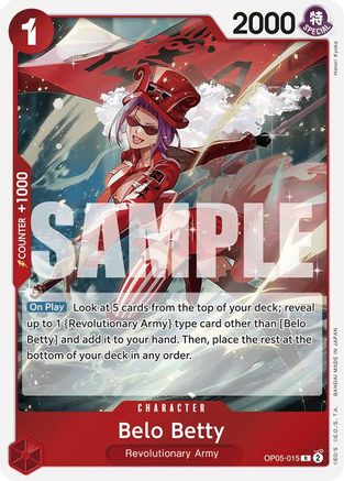 Belo Betty (OP05-015) (Reprint) (OP05-015) - Premium Booster -The Best- Foil | Grognard Games