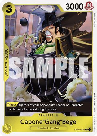 Capone"Gang"Bege (OP04-100) (Reprint) (OP04-100) - Premium Booster -The Best- Foil | Grognard Games