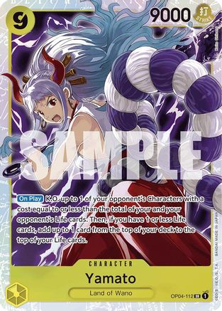 Yamato (OP04-112) (Reprint) (OP04-112) - Premium Booster -The Best- Foil | Grognard Games