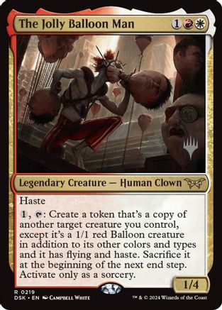 The Jolly Balloon Man (PPDSK-219) - Promo Pack: Duskmourn: House of Horror Foil | Grognard Games