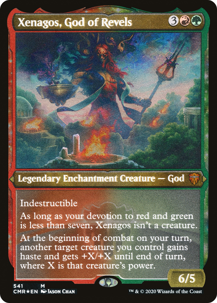 Xenagos, God of Revels (Etched) [Commander Legends] | Grognard Games