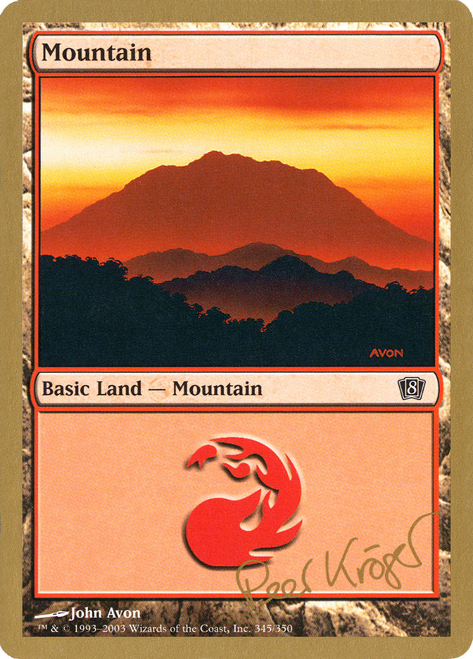 Mountain (pk345) (Peer Kroger) [World Championship Decks 2003] | Grognard Games