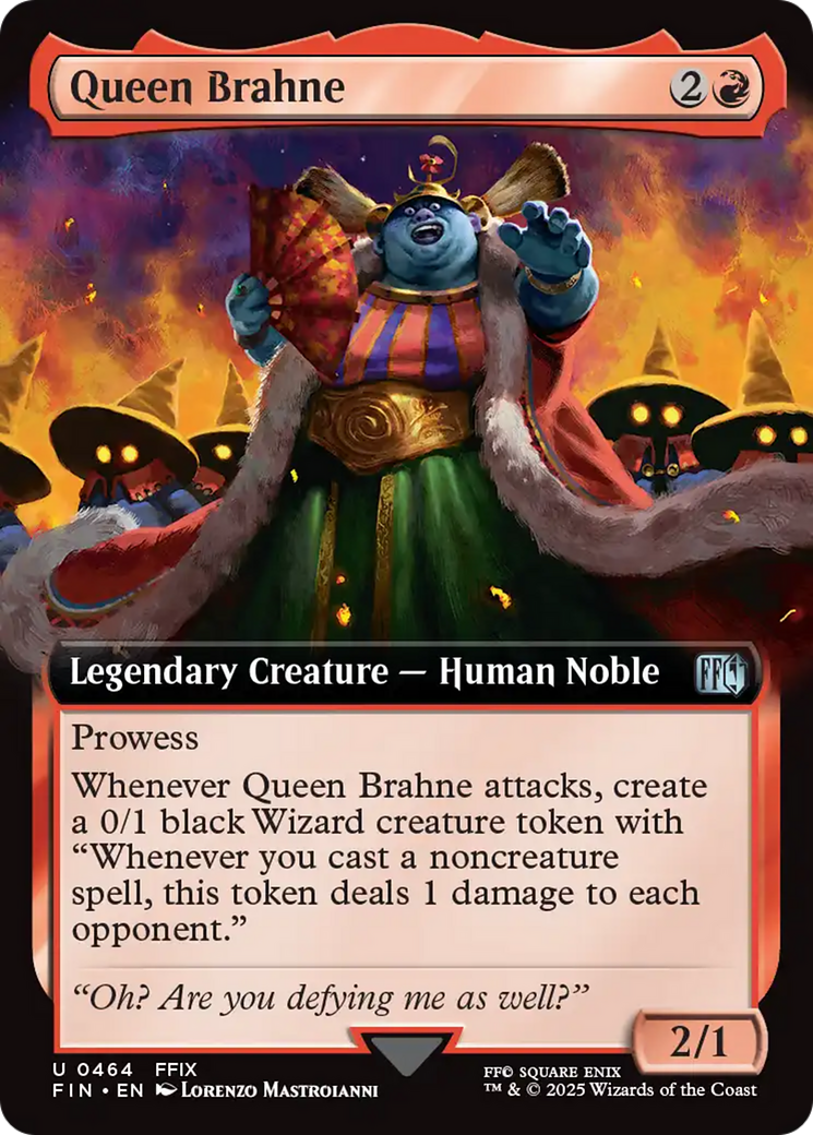 Queen Brahne (FIN-464) - FINAL FANTASY: (Extended Art) | Grognard Games