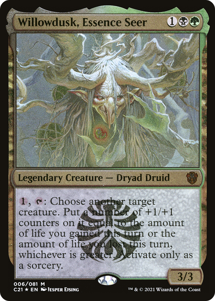 Willowdusk, Essence Seer (Display Commander) [Commander 2021] | Grognard Games
