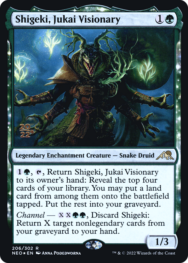 Shigeki, Jukai Visionary [Kamigawa: Neon Dynasty Prerelease Promos] | Grognard Games