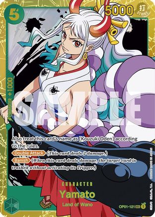 Yamato (OP01-121) (Reprint) (OP01-121) - Premium Booster -The Best- Foil | Grognard Games